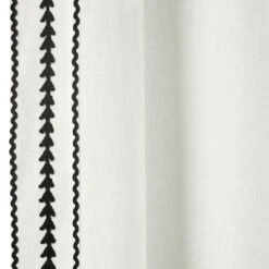 Lush Décor Olivia Ric Rac Embroidery Border Window Panel Light Linen/Black Single 42x84 -Beautiful House GUEST 7c7f7129 eb57 42e4 805d 8f89a2d7ef09