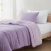 Lush Decor Twin/Twin XL Oslo Bed Blankets Lavender 2pc Set