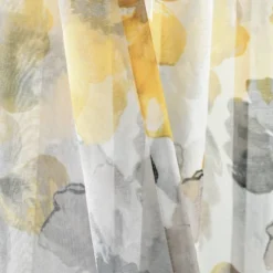 2pk 52"x84" Sheer Leah Curtain Panels Yellow/Gray - Lush Décor 8 2pk 52"x84" Sheer Leah Curtain Panels Yellow/Gray - Lush Décor -Beautiful House GUEST 7d1f25ab f951 4935 b984 11e0f20e6936