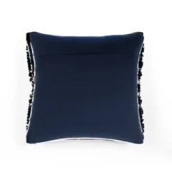 20"x20" Oversize Spencer Square Throw Pillow Navy Blue - Lush Décor -Beautiful House GUEST 7d3dcc76 98ed 472e 99ba 534d10cb3cf6
