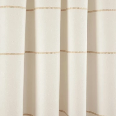 Set Of 2 Farmhouse Boho Striped Woven Tassel Yarn Dyed Cotton Window Curtain Panels - Lush Décor 2 Set Of 2 Farmhouse Boho Striped Woven Tassel Yarn Dyed Cotton Window Curtain Panels - Lush Décor - Image 2