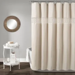 Dana Lace Shower Curtain - Lush Décor 8 Dana Lace Shower Curtain - Lush Décor -Beautiful House GUEST 81170080 4727 41b6 b180 bba2066c1eb6