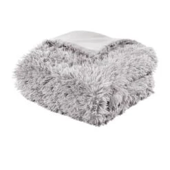 50"x60" Emma Faux Fur Throw Blanket - Lush Décor -Beautiful House GUEST 8221a2e2 9794 40db 86da 68a7fe4158cd