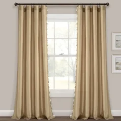 Lush Décor Luxury Regency Faux Silk Two Tone Tassel Window Curtain Panels Taupe 52x84 Set 13 Lush Décor Luxury Regency Faux Silk Two Tone Tassel Window Curtain Panels Taupe 52x84 Set -Beautiful House GUEST 84df0d6f 37f3 4858 9cf7 be164e108915