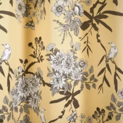 2pk 52"x84" Light Filtering Botanical Garden Curtain Panels Yellow - Lush Décor -Beautiful House GUEST 87df3a5d 60fc 477d 83d4 81621b684576