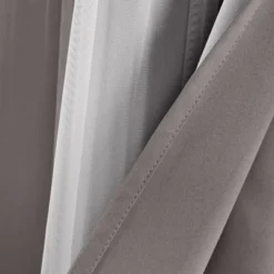 Set Of 2 Grommet Top Sheer Panels With Insulated Blackout Lining - Lush Décor 9 Set Of 2 Grommet Top Sheer Panels With Insulated Blackout Lining - Lush Décor -Beautiful House GUEST 8a262eb9 cbee 4cf0 a6ee a6a62ac38d7d
