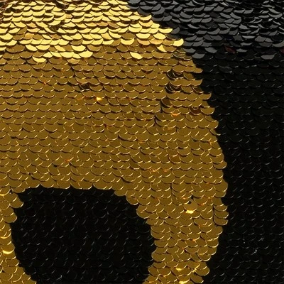 18"x18" Skull And Crossbones Halloween Square Throw Pillow Gold/Silver/Black - Lush Décor 2 18"x18" Skull And Crossbones Halloween Square Throw Pillow Gold/Silver/Black - Lush Décor - Image 2