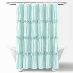 Darla Texture Shower Curtain - Lush Décor -Beautiful House GUEST 8b15e0e9 bb0c 45ec 9891 02a8fd4617af