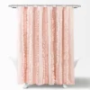 Belle Shower Curtain Blush - Lush Décor
