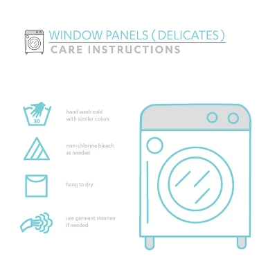 Lush Décor Tulle Skirt Colorblock Window Curtain Panels Light Gray/White 40x84 Set 4 Lush Décor Tulle Skirt Colorblock Window Curtain Panels Light Gray/White 40x84 Set - Image 4