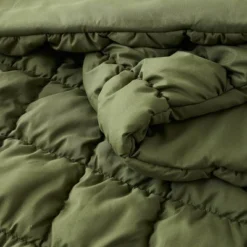 Lush Decor Full/Queen Puff Bed Blankets Green 3pc Set -Beautiful House GUEST 90901a68 7edf 4c01 946a a701c595548a