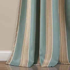 Lush Décor Julia Stripe Light Filtering Window Curtain Set -Beautiful House GUEST 90bb6313 bddd 44be 9dab 8975618a982c