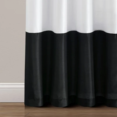 Lush Décor Milione Fiori Window Curtain Panels White/Black 42X84 Set 7 Lush Décor Milione Fiori Window Curtain Panels White/Black 42X84 Set - Image 7