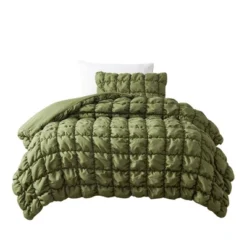 Lush Decor Twin XL Puff Bed Blankets Green 2pc Set -Beautiful House GUEST 924fb94b 8fee 4128 90c6 ebc0a223e3b1