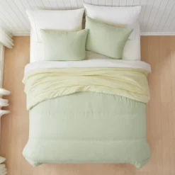 Lush Decor Full/Queen Oslo Bed Blankets Green/Yellow 3pc Set -Beautiful House GUEST 96b81fff d0e8 45e9 b129 26e4f83a5f92