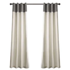84" X 52" Milo Linen Window Curtain Panels Set - Lush Décor 7 84" X 52" Milo Linen Window Curtain Panels Set - Lush Décor -Beautiful House GUEST 97924f5c 97a5 46a6 b1e4 4e63429ae807