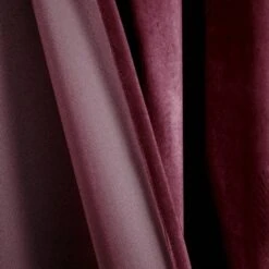 Set Of 2 (108"x38") Prima Velvet Solid Light Filtering Window Curtain Panels Plum Purple - Lush Décor -Beautiful House GUEST 97ee4b0e 9348 4fe0 8ae4 6082b90ad18a