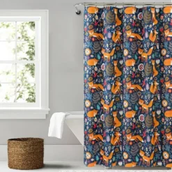 72"x72" Kids' Pixie Fox Shower Curtain - Lush Décor -Beautiful House GUEST 98986729 66c1 4c61 8a55 e10a6258399b