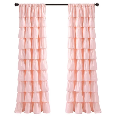 50"x84" Ruffle Light Filtering Window Curtain Panels - Lush Décor 4 50"x84" Ruffle Light Filtering Window Curtain Panels - Lush Décor - Image 4