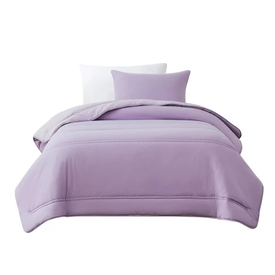 Lush Decor Twin/Twin XL Oslo Bed Blankets Lavender 2pc Set 9 Lush Decor Twin/Twin XL Oslo Bed Blankets Lavender 2pc Set - Image 9