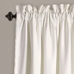 Lush Décor Aprile Light Filtering Window Curtain Yellow/Gray Set 52x84+2