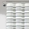 72"x72" Urban Woven Yarn Dyed Eco-Friendly Recycled Cotton Shower Curtain Navy - Lush Décor: Bathroom Accessory, Plain Weave