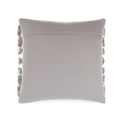 20"x20" Oversize Spencer Square Throw Pillow Gray - Lush Décor 3 20"x20" Oversize Spencer Square Throw Pillow Gray - Lush Décor - Image 3