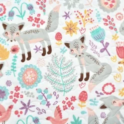 6pc 39"x75" Kids' Pixie Fox Daybed Cover Set Gray - Lush Décor -Beautiful House GUEST a1e50c26 fd46 4913 8d2b d131301ffc75