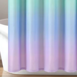 72"x72" Single Kids' Rainbow Ombre Shower Curtain Rainbow/Turquoise - Lush Décor -Beautiful House GUEST a281e64b 45e3 4db5 aa0b f449a4f64ef4