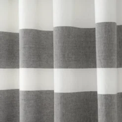 Lush Décor Cape Cod Stripe Yarn Dyed Cotton Blend Window Curtain Panels Gray 40X84 Set 9 Lush Décor Cape Cod Stripe Yarn Dyed Cotton Blend Window Curtain Panels Gray 40X84 Set -Beautiful House GUEST a29a14c0 c67f 469a a6ca 47a3c2f07036