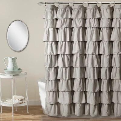 Ruffle Shower Curtain - Lush Décor 4 Ruffle Shower Curtain - Lush Décor - Image 4