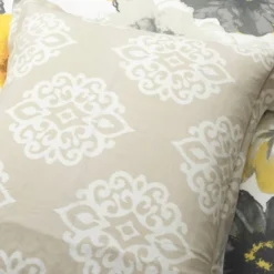 3pc Leah Cotton Duvet Cover Set Yellow/Gray - Lush Décor 12 3pc Leah Cotton Duvet Cover Set Yellow/Gray - Lush Décor -Beautiful House GUEST a596c4ca 58e1 49b8 860a 63c729534f96