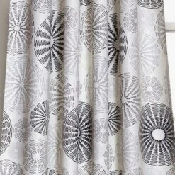 Set Of 2 (84"x52") Multi Circles Light Filtering Window Curtain Panels - Lush Décor -Beautiful House GUEST a6927400 54bf 4774 baf2 abfd7080eb36