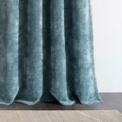 Lush Décor Aspen Luxury Velvet Chenille Window Curtain Panel Dusty Blue Single 52x84 8 Lush Décor Aspen Luxury Velvet Chenille Window Curtain Panel Dusty Blue Single 52x84 -Beautiful House GUEST a84853a1 db2e 4d9b a1f7 424c483caf57