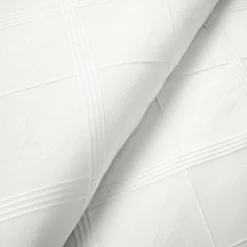 Lush Decor 3pc Diamond Geo Gacquar Comforter Bedding Set White -Beautiful House GUEST a935a047 e9b4 4e02 8c23 32e6c82f5ae7
