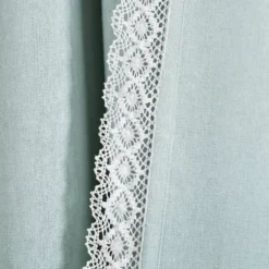 Rosalie Rod Pocket Light Filtering Window Curtain Panels - Lush Décor -Beautiful House GUEST a94c4d4a 040f 4cd8 8a4e e22c680721bd