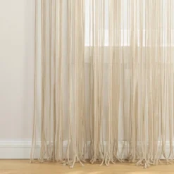 1pc 40"x84" Light Filtering Boho Macrame Tassel Curtain Panel Tan - Lush Décor 8 1pc 40"x84" Light Filtering Boho Macrame Tassel Curtain Panel Tan - Lush Décor -Beautiful House GUEST abd4b253 077d 4f10 9230 736f631fa4cd