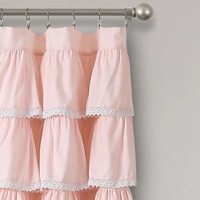 52"x84" Ruffle Window Curtain Panel - Lush Décor 1 52"x84" Ruffle Window Curtain Panel - Lush Décor