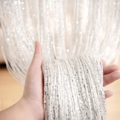 Lush Décor Sheer Night Sky String Thread Grommet Top Window Curtain Panel White 10 Lush Décor Sheer Night Sky String Thread Grommet Top Window Curtain Panel White -Beautiful House GUEST acf635a5 4b93 4088 9632 716df2751915