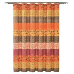 Royal Empire Shower Curtain Orange - Lush Décor -Beautiful House GUEST ad3c2931 57dd 462a b312 b7fb9b0b9576