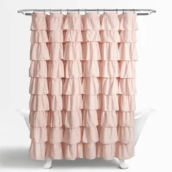 Ruffle Shower Curtain - Lush Décor 12 Ruffle Shower Curtain - Lush Décor -Beautiful House GUEST ade197a6 2b8c 4f9a 9d8a 95f54b0776f5