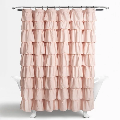 Ruffle Shower Curtain - Lush Décor 6 Ruffle Shower Curtain - Lush Décor - Image 6