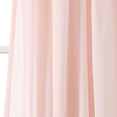 Set Of 2 40"x84" Lydia Ruffle Window Curtain Panels - Lush Décor 2 Set Of 2 40"x84" Lydia Ruffle Window Curtain Panels - Lush Décor - Image 2