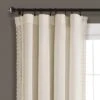 Lush Décor Rosalie Window Curtain Panels Ivory 54X45 Set