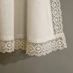 Lush Décor Rosalie Window Curtain Panels Ivory 54X45 Set -Beautiful House GUEST b1c1ba69 434f 4520 a98e 9755f7927d08