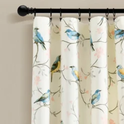 Lush Décor Botanical Bird And Flower Light Filtering Window Curtain Panels Multi 52x84 Set 12 Lush Décor Botanical Bird And Flower Light Filtering Window Curtain Panels Multi 52x84 Set -Beautiful House GUEST b2866431 6c27 43b8 ba66 93b64dfcf91e