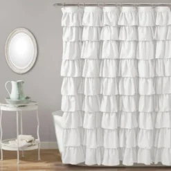 Ruffle Shower Curtain - Lush Décor 13 Ruffle Shower Curtain - Lush Décor -Beautiful House GUEST b3190a22 2ce1 4c41 8b13 6961d08a06e2