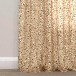 52"x84" Ballgown Glam Sparkle Sequins Window Curtain Panel - Lush Décor -Beautiful House GUEST b3eaa5dc 670f 410e 8c48 b86003169015