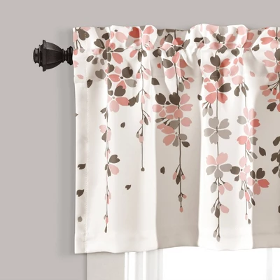 18"x52" Weeping Flower Valance - Lush Décor 1 18"x52" Weeping Flower Valance - Lush Décor