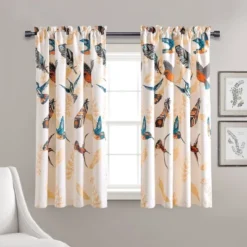 Set Of 2 Bird Breeze Light Filtering Window Curtain Panels - Lush Décor -Beautiful House GUEST b6ef72e4 76d4 4bf7 8e2a 308f674bf4fc
